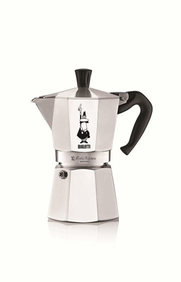 

Bialetti Moka Express 3 Cups Coffee Maker(Silver)