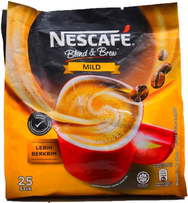 Nescafe Blend & Brew, Mild Coffee 3in1 - 475g (19gx25) Instant Coffee(475 g)