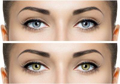 

Eyeshine Blue And Hazel Color Contact Lens 2 Pair Monthly(0, Colored Contact Lenses, Pack of 2)