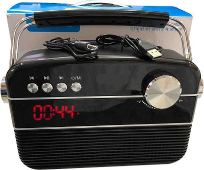 

CRETO A13 OKCY COLLECTION OF 5000 EVERGREEN HINDI SONGS FM Radio(Black)