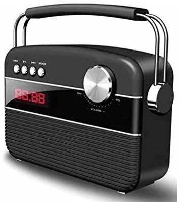 

CRETO A13 OKCY Portable Bluetooth Player with Preloaded 5000 Old Hindi Songs FM Radio(Black)