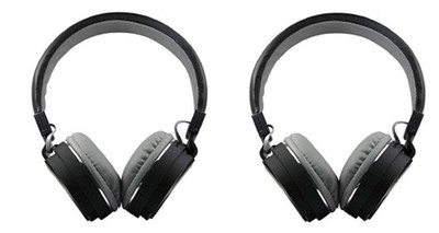 Glatoxi Foldable Bluetooth Wireless Headphones Bluetooth Gaming(Black, On the Ear)