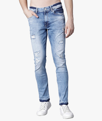 LOCOMOTIVE Slim Men Blue Jeans