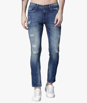 LOCOMOTIVE Slim Men Blue Jeans