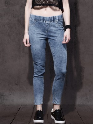 Roadster Blue Jegging(Solid)