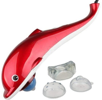 OneRetail KSWO-26502 Big Size Dolphin Fish Handheld Massager Machine with Vibration Massager(Red)