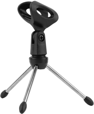 

KLUZIE Professional Conference Room Microphone Stand Universal Adjustable Mic Holder Tripod Mount Stand Holder Stand(Black, Steel)