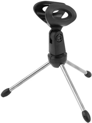 

KLUZIE Professional Conference Room Microphone Stand Universal Adjustable Mic Holder Tripod Mount Stand BC-08 Mic Holder Stand(Black, Steel)