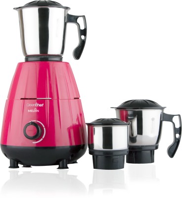 

Greenchef Melon 600 Mixer Grinder(Dark pink, 3 Jars)