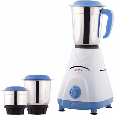 

Surya Roshni Limited CFBMN 690 Juicer Mixer Grinder(White, 3 Jars)