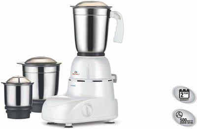 

Bajaj dfggth 420 Mixer Grinder(White, 3 Jars)