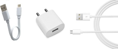 Webilla Wall Charger Accessory Combo for Vivo V9 Youth(White)