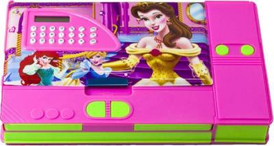Amaze Sport 2 calculator Barbie Pencil Box Art Pencil Box Art Plastic Pencil Box (Set of 1, Pink) Barbie Art Plastic Pencil Box