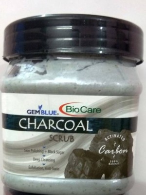 BIOCARE Charcoal Face& Body Scrub Cream Scrub(500 g)