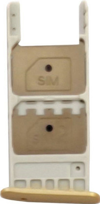 MAXOUT Sim Card Tray(Compatible With Motorola G5 Plus - Gold)