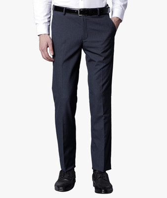Black Coffee Regular Fit Men Dark Blue Trousers