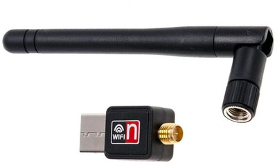 

LIFEMUSIC 900mbps Wifi Dongle Dual Band 2.4G 300M/5G 900M 802.11n Wifi Usb 2.0 Network Wifi adapter with High Gain 5dBi Antenna for Desktop/Laptop Support Windows 10/8/8.1/7/Vista Mac OS USB Adapter(Black)
