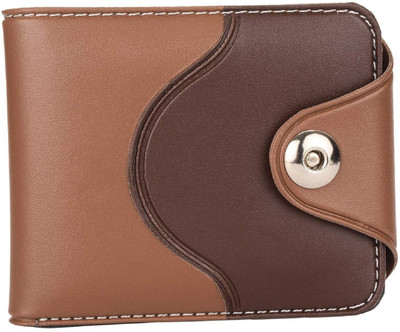 Mundkar Men Casual Tan Artificial Leather Wallet(2 Card Slots)