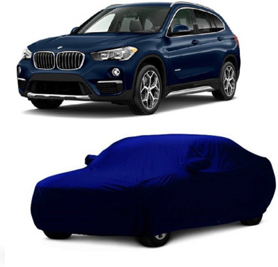 Gargi Traders Car Cover For BMW X1 (Without Mirror Pockets)(Blue)