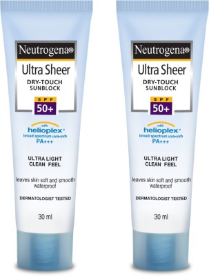NEUTROGENA Ultra Sheer Dry Touch Sunblock 30ml SPF 50 Pack of 22 Items in the set