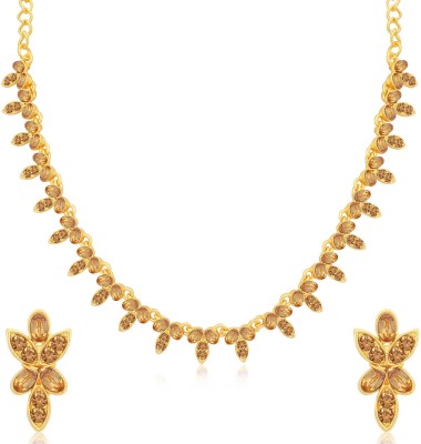 Sukkhi Alloy Gold-plated Bronze Jewellery Set(Pack of 1)