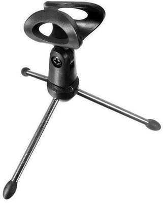 

KLUZIE Professional Conference Microphone Table Stand Holder Stand(Black, Steel)