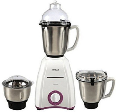 

Havells Aspr 500 Juicer Mixer Grinder(White, Blue, 3 Jars), Blue;white