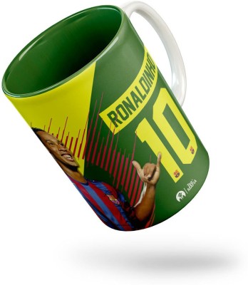 Tee Mafia FOOTBALL RONALDINHO BEST WISHES Ceramic Coffee Mug(330 ml)