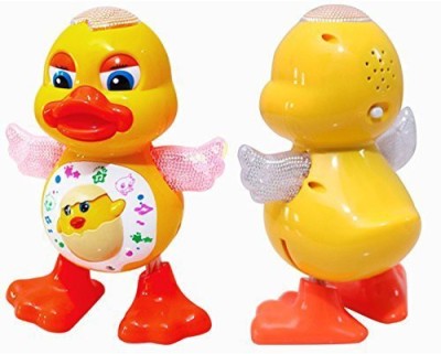 SALEOFF Dancing Duck Toy for Kids with Flashing Lights, Musical & Sounds-482(Yellow)