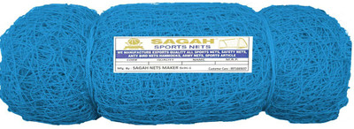 Sagah 100x12 Foot Nylon & PE Material Ground Baundary & Practice Cricket Net(Blue)