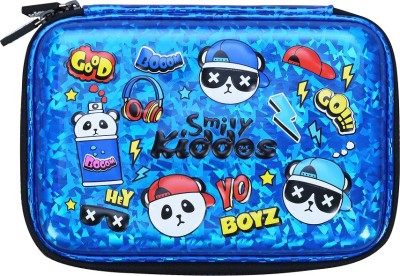 smily kiddos 1 hip hop panda Art EVA Pencil Box(Set of 1, Blue)