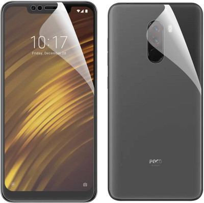 Case Creation Front and Back Screen Guard for POCO F1(Pack of 2)