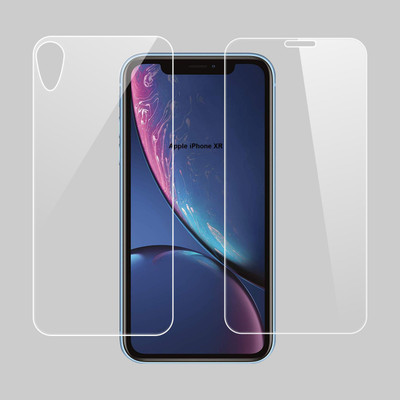 CASE CREATION Front and Back Screen Guard for Apple iPhone XR(Pack of 2)