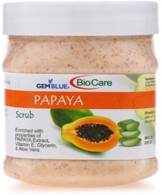 BIOCARE Gemblue Papaya Face & Body Scrub(500 ml)
