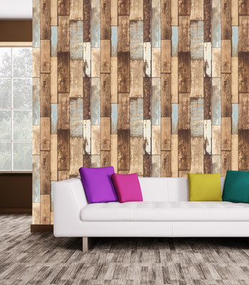 PERFECT DECOR Vinyl Nature Multicolor Wallpaper(L x W: 1000 cm x 53 cm)