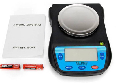 D-DEVOX SF-400D Jewellery Round Platter 1g to 500g Weighing Scale (Blue) Weighing Scale (Blue) Weighing Scale(Black)
