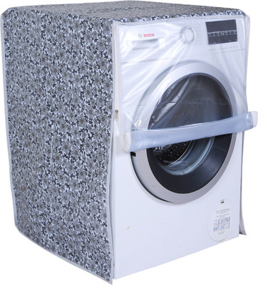 Shreepad Front Loading Washing Machine  Cover(Width: 60 cm, Grey)
