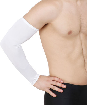 never lose Polyester Arm Sleeve For Men & Women(Free, White)