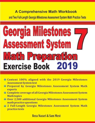 Georgia Milestones Assessment System 7 Math Preparation Exercise Book(English, Paperback, Nazari Reza)