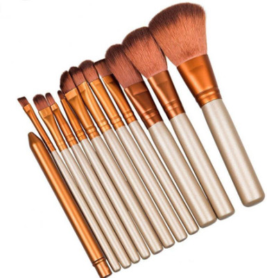 LARA KOSSLER Makeup Brush Set with Makeup Case Holder Set of 12(Pack of 12)