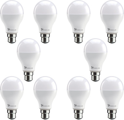 Syska 9 W Standard B22 LED Bulb(White, Pack of 10)