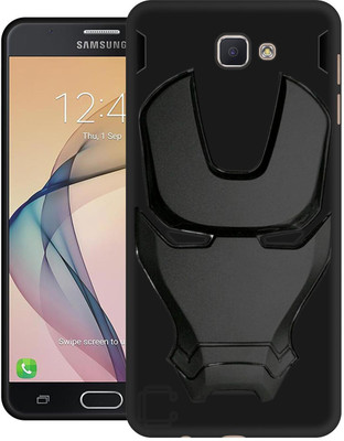 CASE CREATION Back Cover for Samsung Galaxy J7 Prime(Black, 3D Case, Silicon, Pack of: 1)