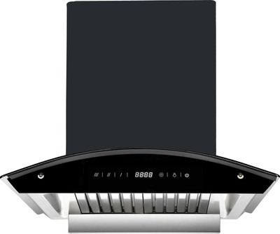 Kaff RIOBF DHC 60 Black Wall Mounted Chimney(Black 1250 CMH)