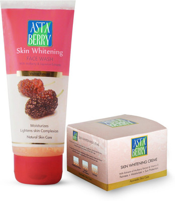 

Astaberry 1 Skin Whitening Face Wash & Skin Whitening Cream Combo(Set of 2)