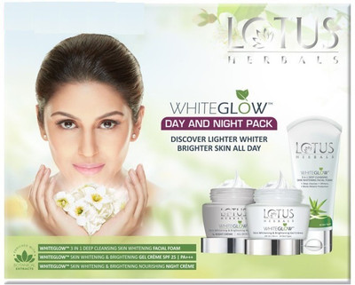 LOTUS Herbals White Glow Day And Night Pack(3 Items in the set)