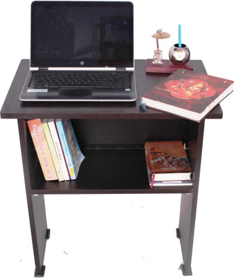 Ebee Engineered Wood Computer Desk(Modular, Finish Color - Brown)