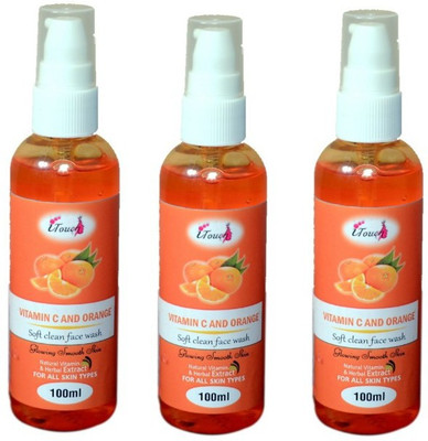 I TOUCH VITAMIN C AND ORANGE FACE WASH PACK OF 4 Face Wash(300 ml)