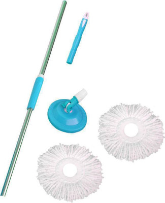 ROBMOB Mop Rod Stick String Mop(Blue)