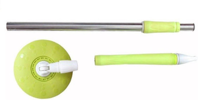 ROBMOB ®360 Degree Rotate Advance Tech Mop with Plated Stick (Green , Multicolour) Mop Rod(Green, Multicolor)