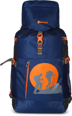 impulse unisex blue 65 litres rucksack